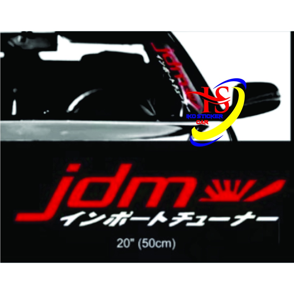 Terlaris Stiker Mobil Stiker Cutting Kaca Jdm Stiker Kaca Samping Kanji Jdm