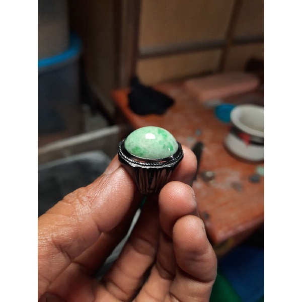 natural Giok nabire  jadeite jade type A