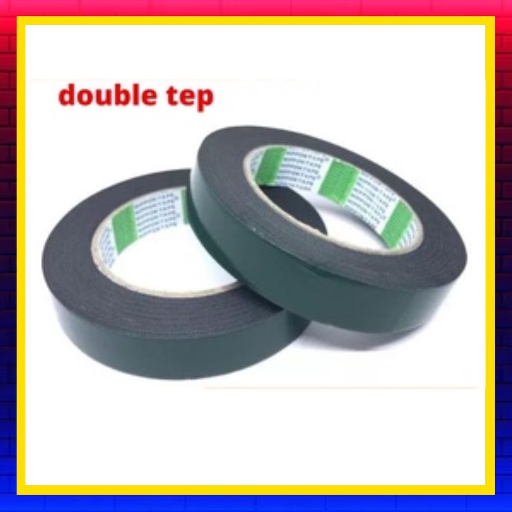 

Double tape hijau pe foam lem bolak balik hijau