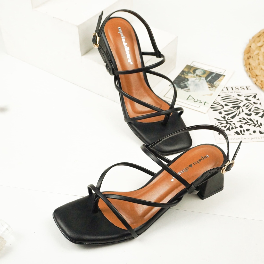 Sepatu Dinara - Lysandra Sandal Wanita Heels / Hak 5 Cm