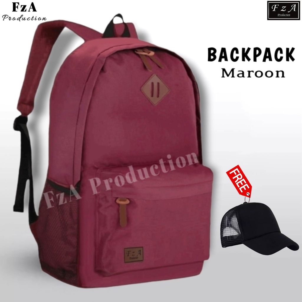 FzA Official - Tas Ransel Punggung Distro Casual Pria Wanita / Tas Ransel Laptop Backpack Original - MRTP