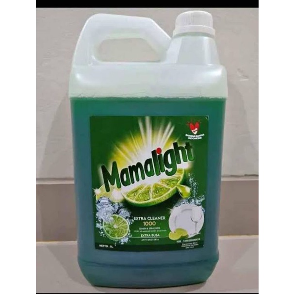 Mama Light Sabun Cuci Piring 5 Liter - Sabun Piring 5 Liter