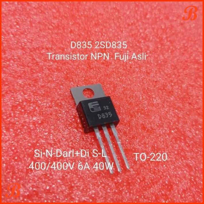 D835 2SD835 TRANSISTOR NPN FUJI ASLI TO 220 [MRCN]