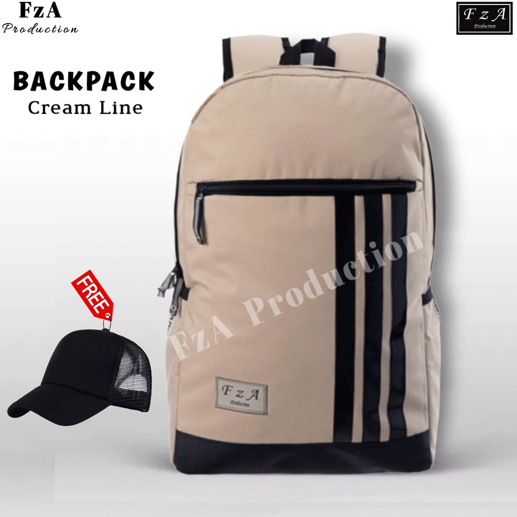 FzA Official - Tas Ransel Distro Casual Pria Wanita / Tas Ransel Laptop Backpack Sekolah Kuliah Distro Original Tas Punggung Laptop - CRLTP