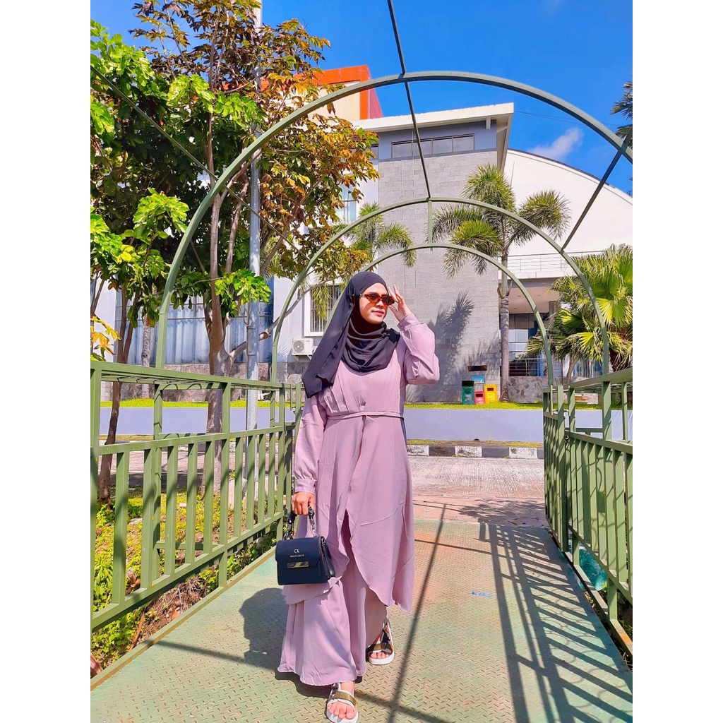 BISA COD RASYA MAXI | Ied Series Gamis Muslim Wanita Terkini Busui Frendly Best Seller Kondangan Series Baju Lebaran