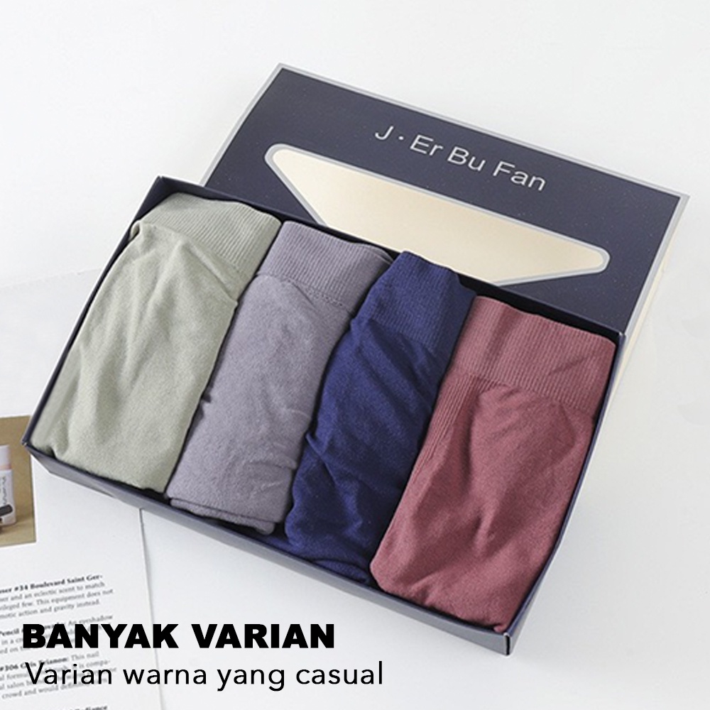 [isi 4 pcs] cd pria  - Boxer pria dewasa katun halus cdp4