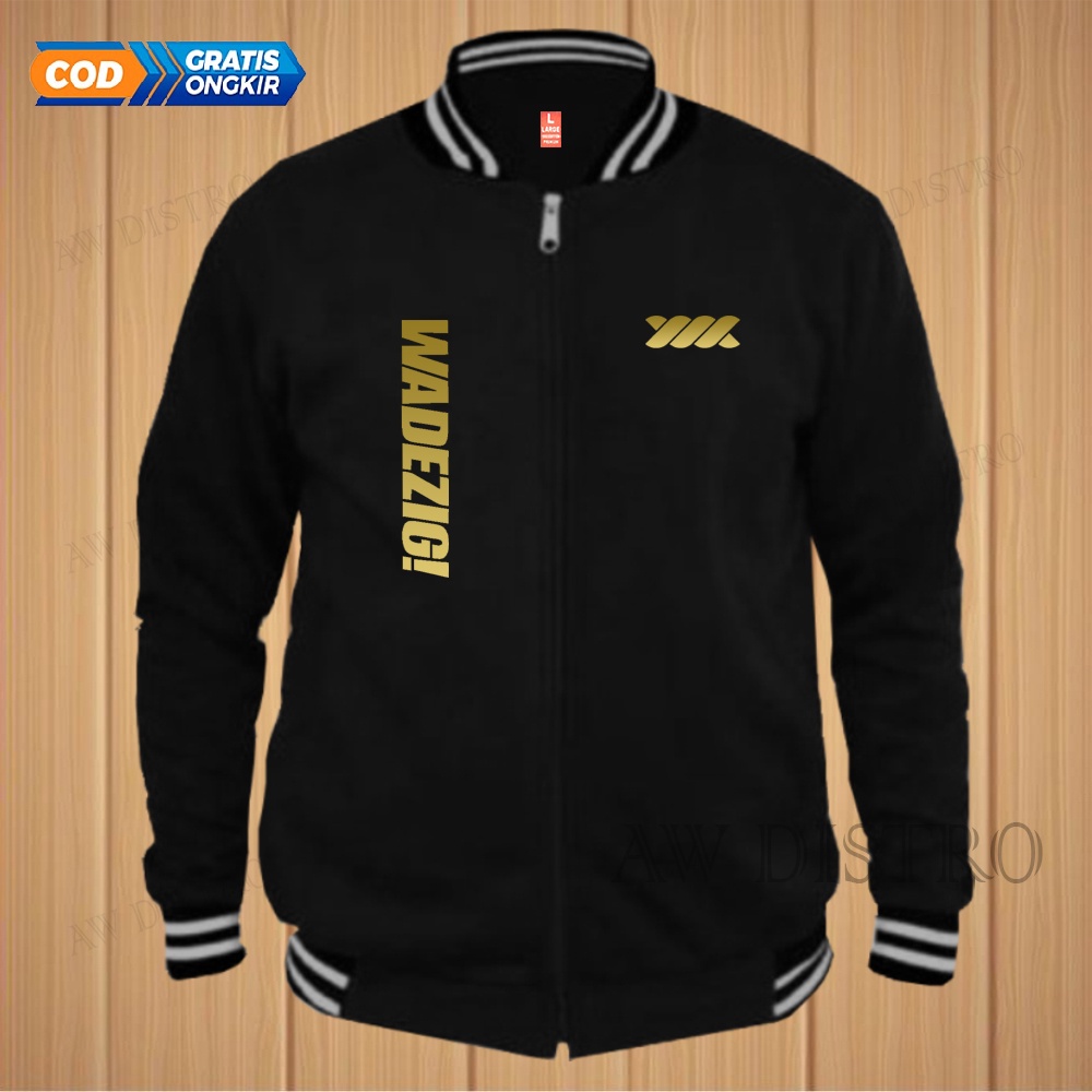 COD Jaket Baseball Varsity Distro Wdg Kirka Text Gold Premium Quality