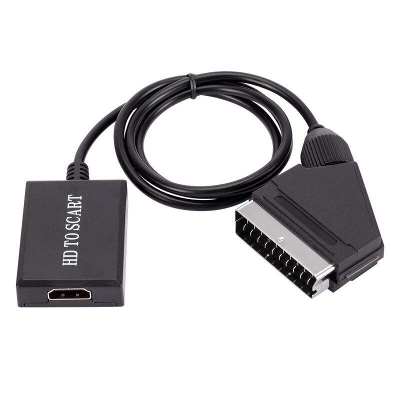 Kabel Video Adapter Converter HDMI ke SCART 1080P