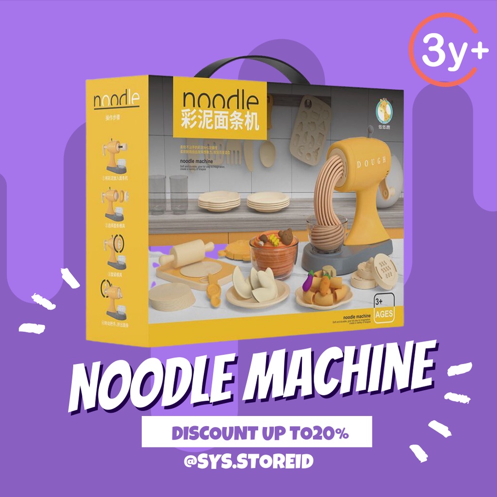 noodle maker - mainan anak playdoh