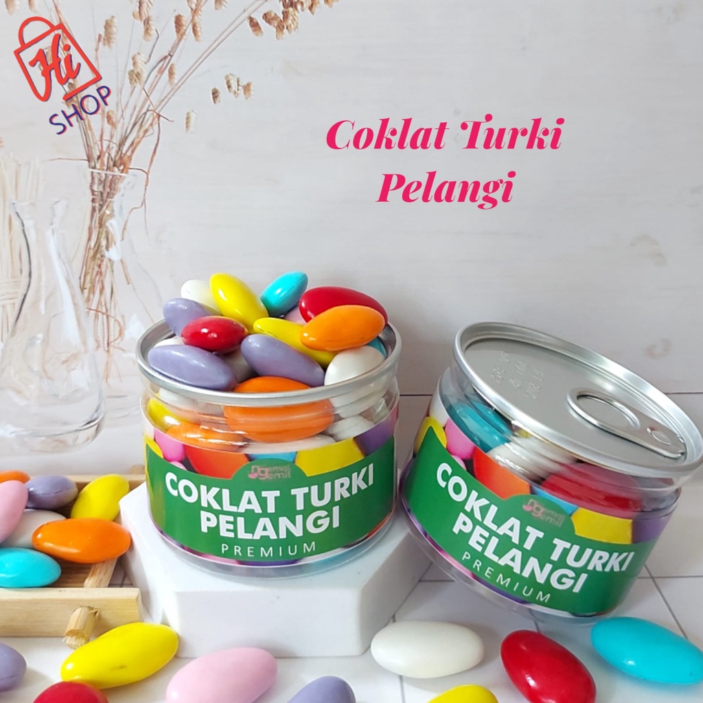 

Can Coklat Turki Pelangi Turkish Chocolate Delight Kualitas Premium