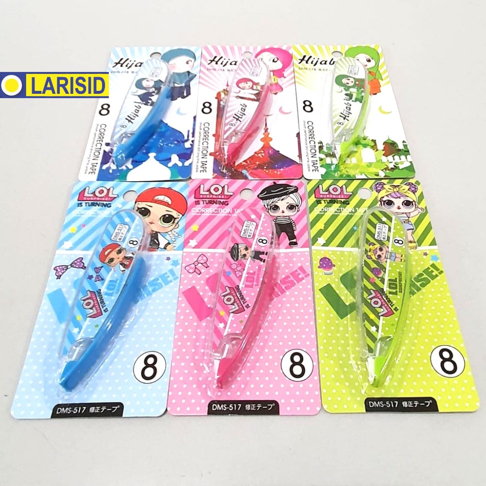 

Correction Tape 8Mtr Daimarse Dms 517 Lol Dms 518 Hijab