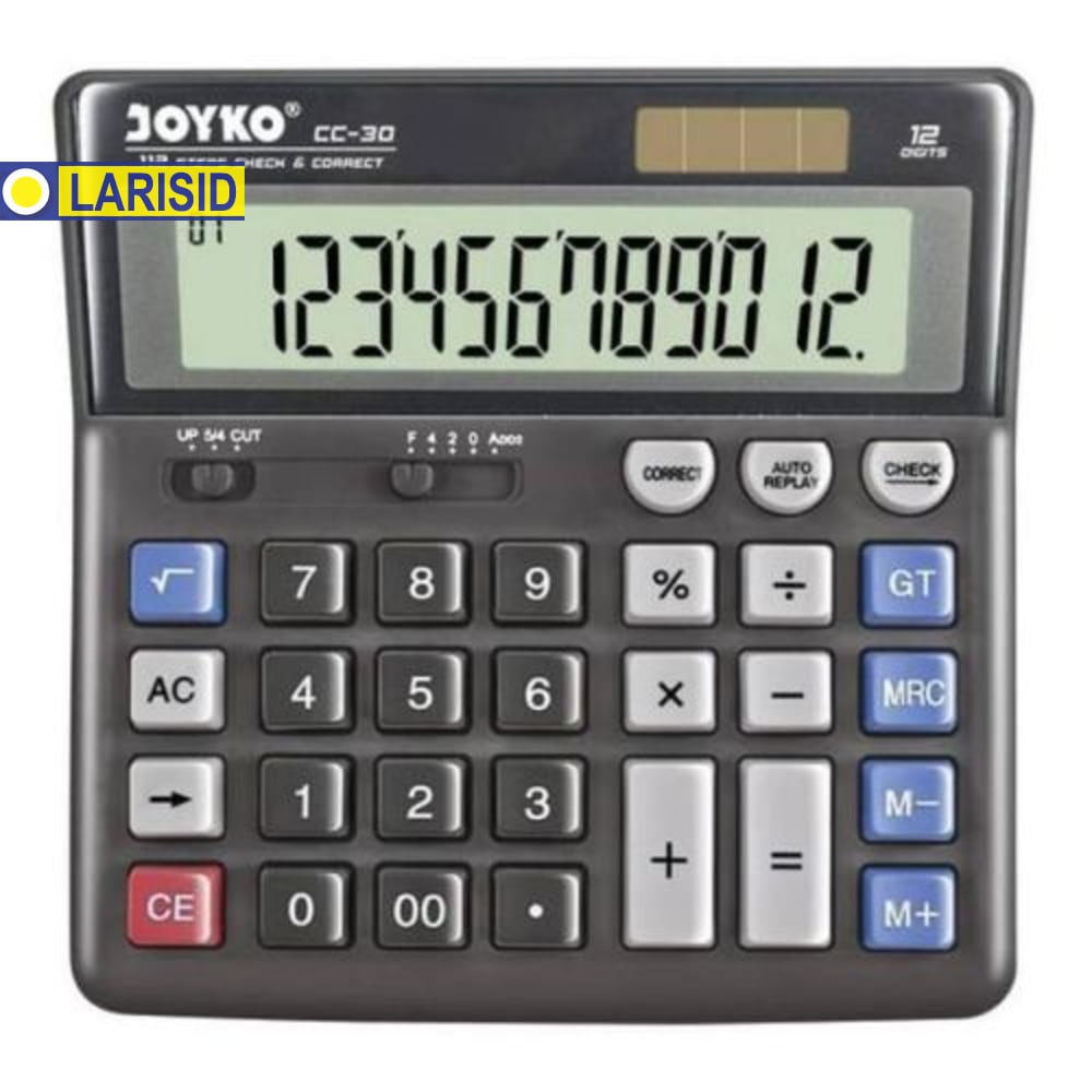 

Kalkulator Joyko Cc 30 Check Correct 12 Digits