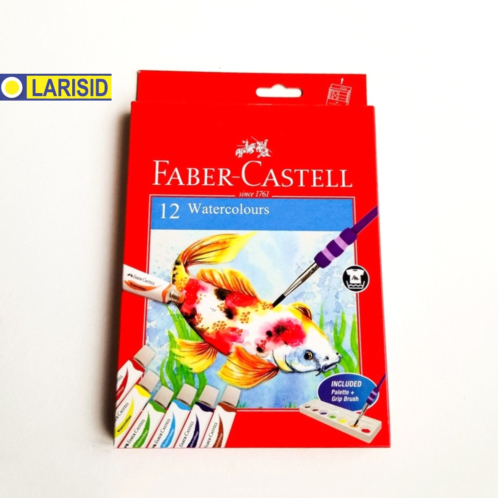 

Faber Castell Tube Watercolor 12 Warna 10 04N