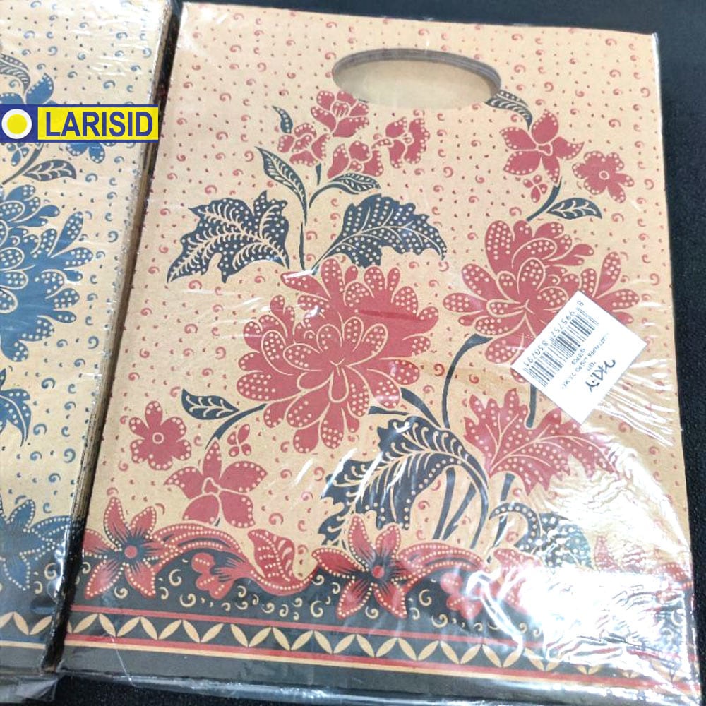 Kraft A Paper Bag Okey Batik 260X200X80 Mm 1 Pak Isi 10 Pcs