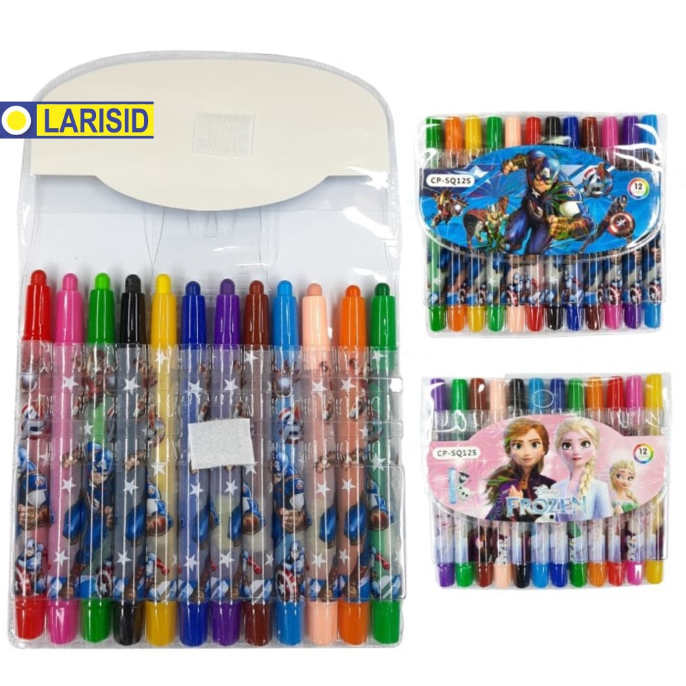 

Krayon Crayon Putar Pendek Karakter 12 Warna Cp Sq12S