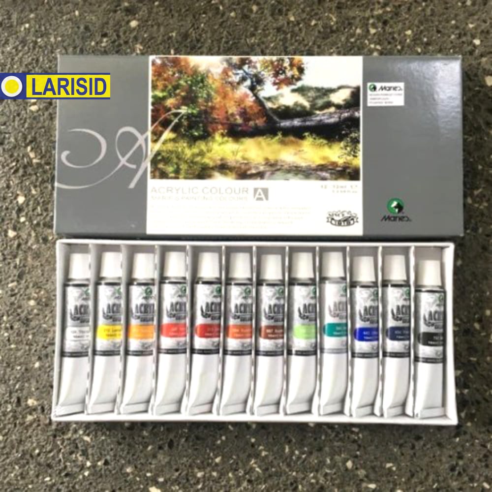 

Cat Maries Akrilik Acrylic Maries Color 12 Warna 12Ml