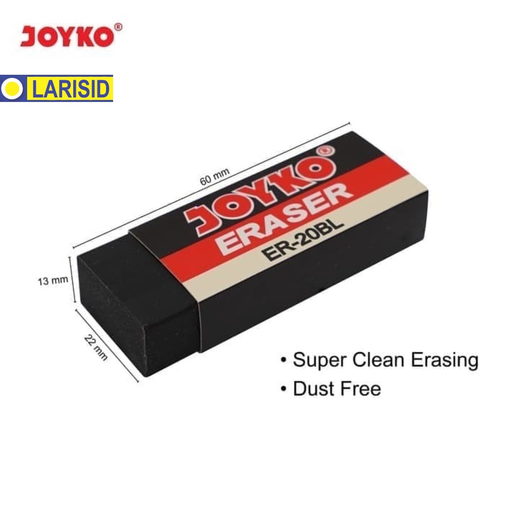 

1 Pcs Penghapus Joyko Hitam Besar Er 20BL