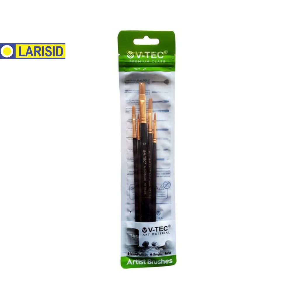 

Kuas Lukis V-Tec Vt 8185 Set Isi 5