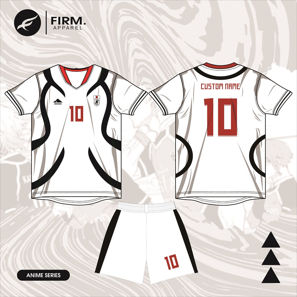 Jersey japan u20 anime blue lock bebas custom