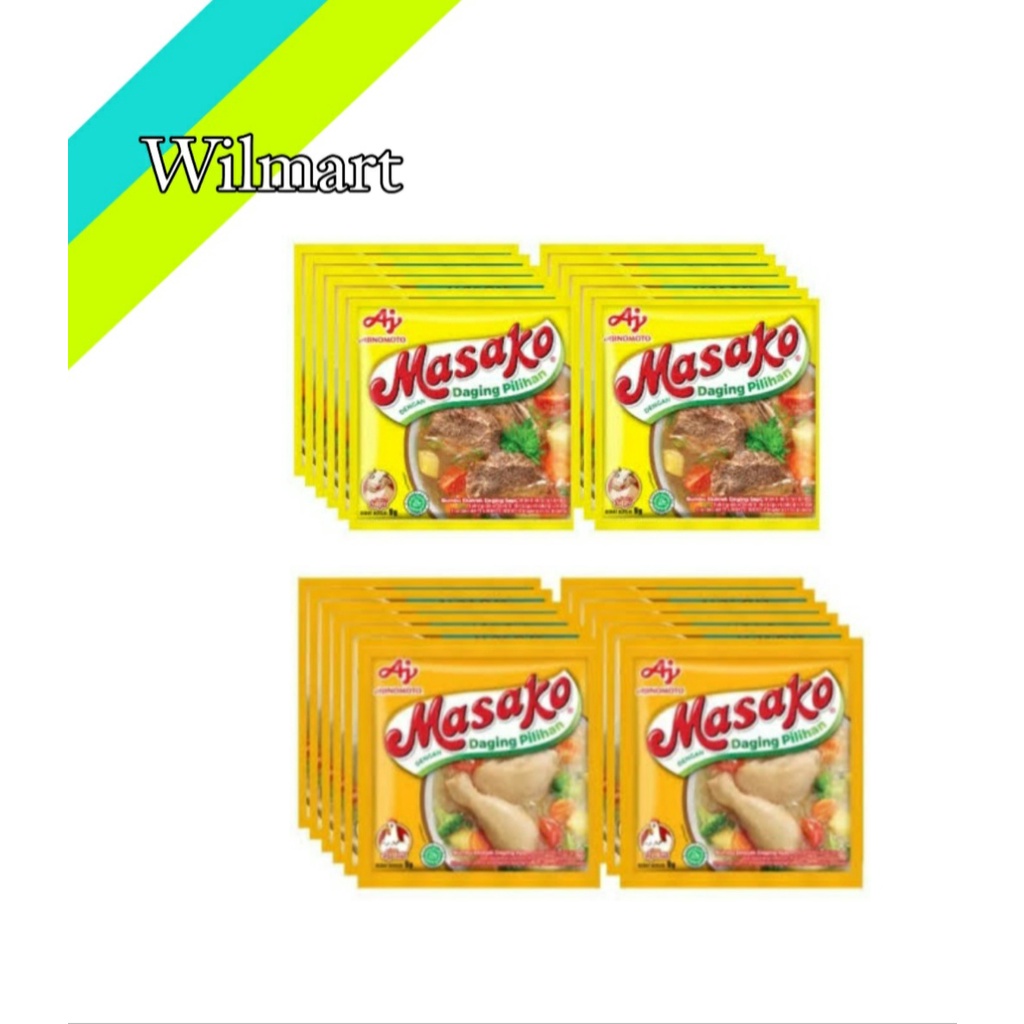 

Masako Ayam atau Sapi isi 12sachet