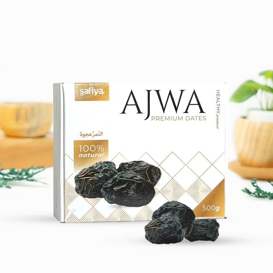 

ORIGINAL% Kurma Ajwa Super 500 Gram Original Saudi