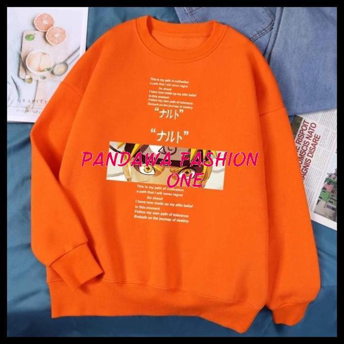 SWEATER CREWNECK JAKET HOODIE ANIME NARUTO AKATSUKI BAKUGOU KUALITAS TINGGI 