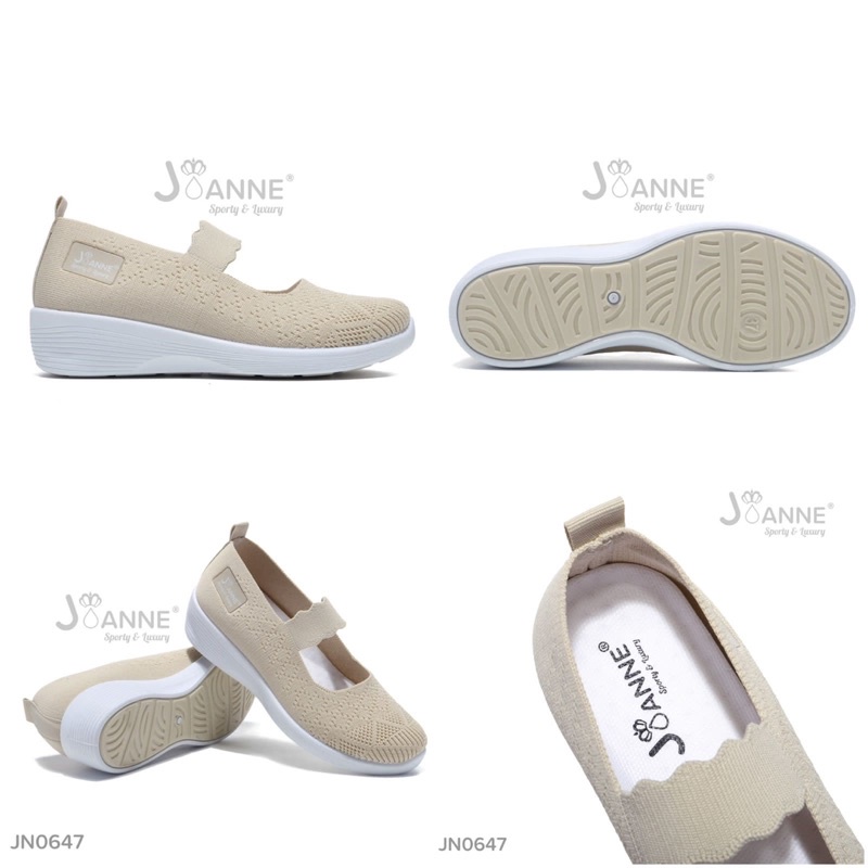 [JOANNE] Highsole Flyknit Slip On Shoes JN0647 [ORIGINAL BRAND]