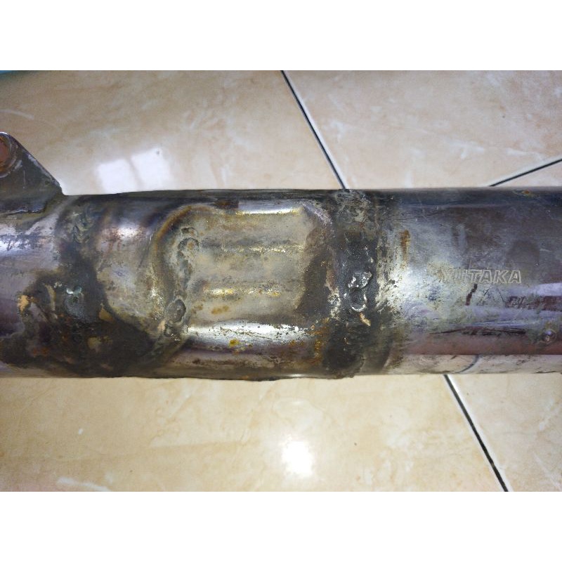 knalpot honda kharisma supra x 125 old ori bobokan
