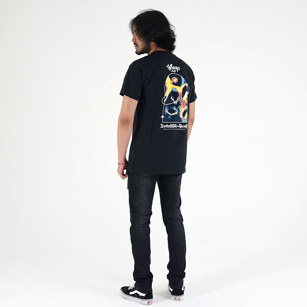 Whoopculture Tshirt &quot;Thermal&quot; Black
