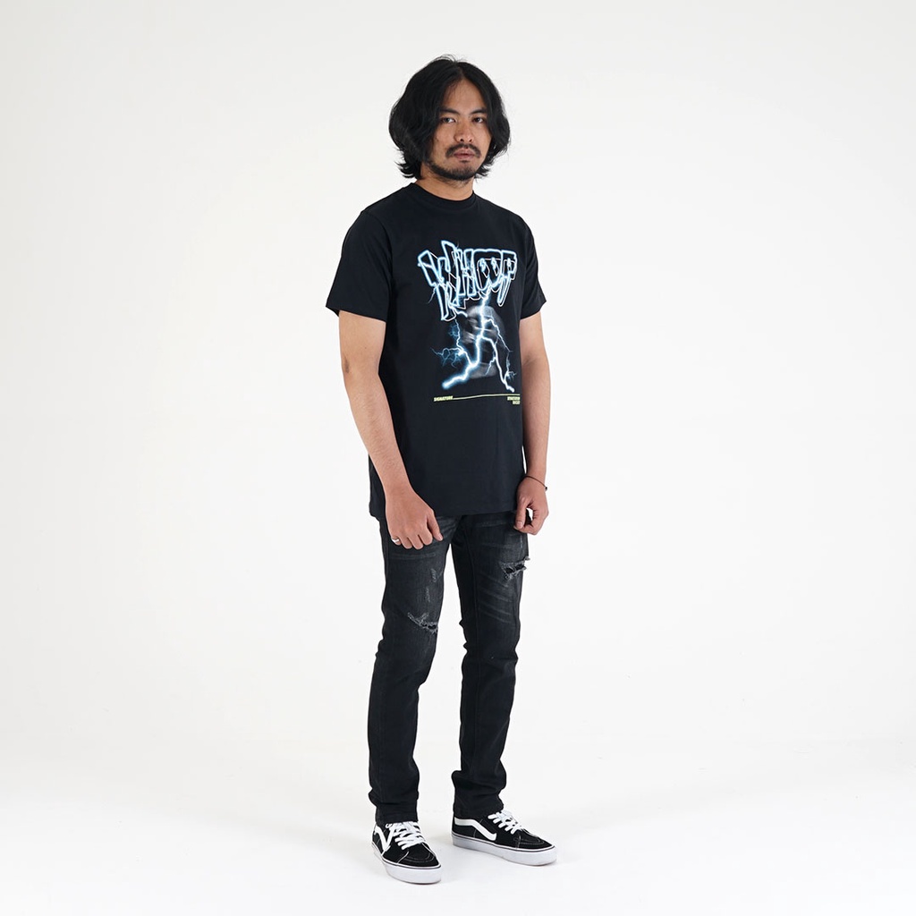 Whoopculture &quot;Thunder&quot; Black Tshirt