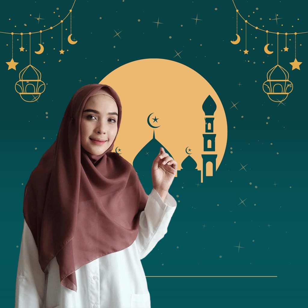 BELLA SQUARE HIJAB SEGI EMPAT JILBAB KERUDUNG MURAH PART 2