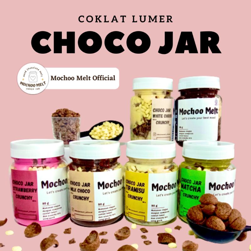 

Camilan Coklat Lumer Mix Crunchy Choco Jar | Camilan Manis Instan (Langsung siap dikonsumsi) | Coklat Lumer + Chocochips + Rice Crispy