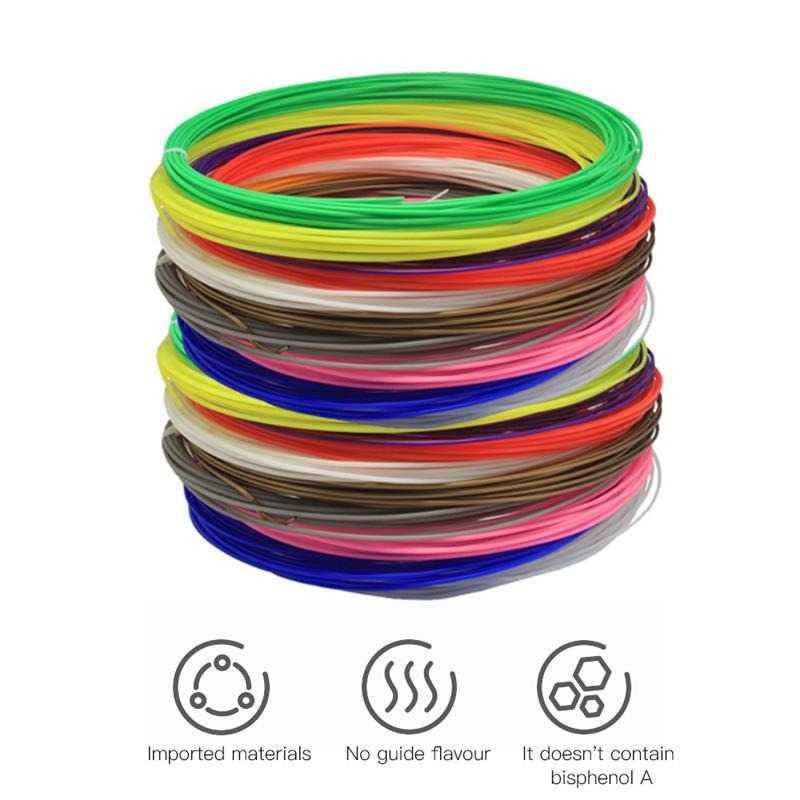 3D Pen Filaments Consumables Printing Line PCL 1.75mm 5M - SDL17 - Multi-Color