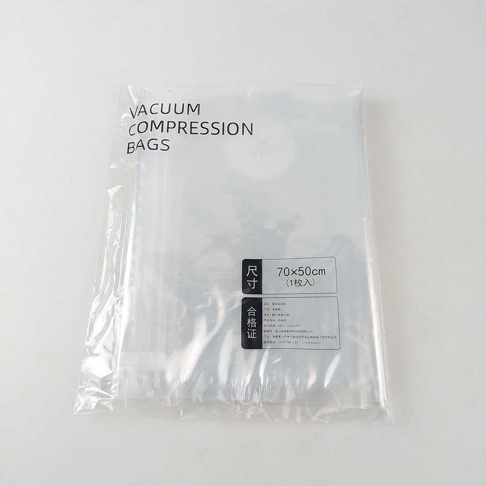 Vacuum Compression Bag Tas Vakum Penyimpanan Pakaian 70cm 5PCS - WB70 - Transparent