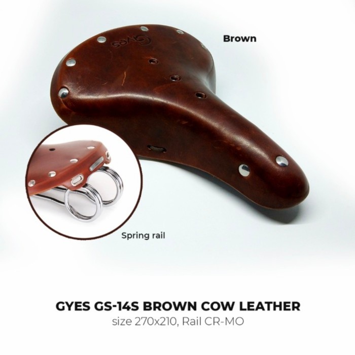 Terlaris Sadel Gyes Original Kulit Asli Spring Besar Classic - Gyes Taiwan