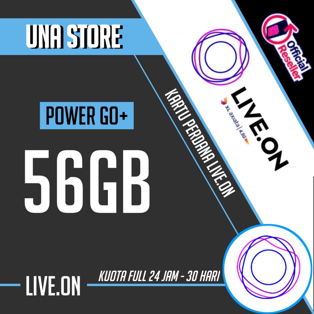 Kartu Perdana XL Live.On Double Data 56GB | Kartu Perdana XL Live On Axis Promo 56GB