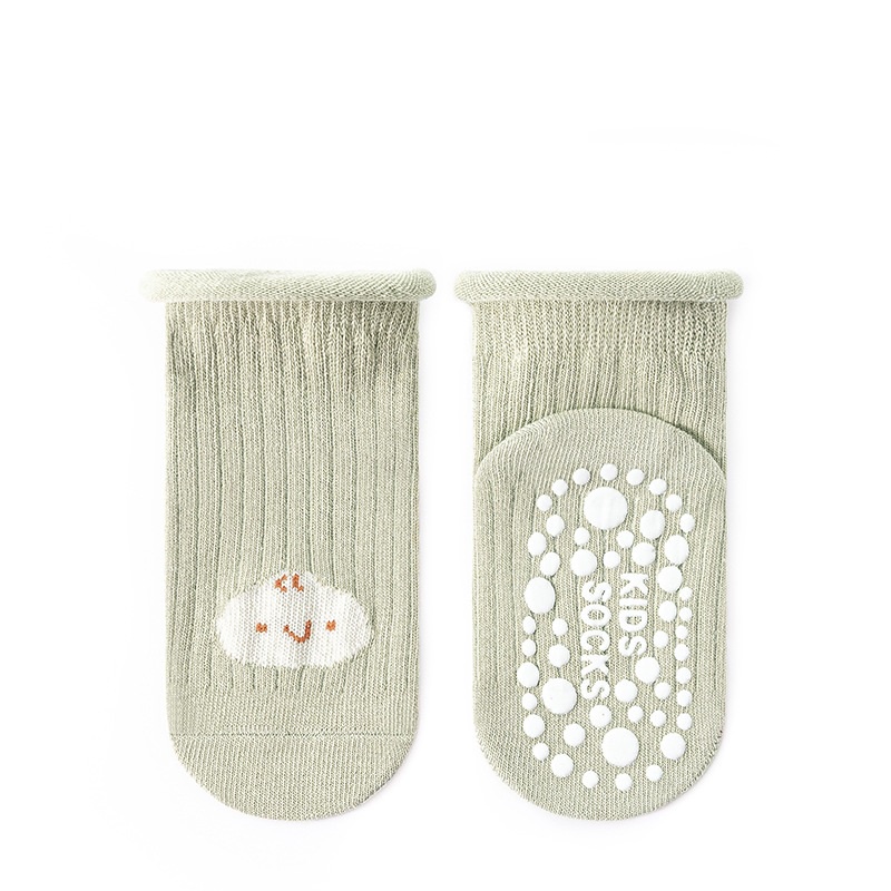 B38 NEW Kaos kaki nonslip bayi motif truffle / kaos kaki pendek bayi 0-5 th