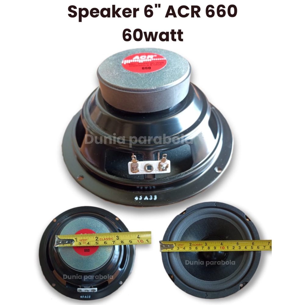 Speaker 6 inch woofer ACR 660 60Watt