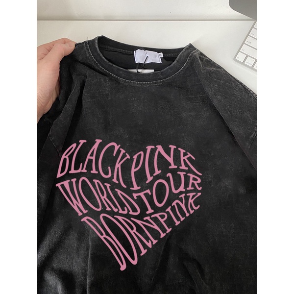 kaos oversize atasan wanita t shirt pria lengan pendek kaos pakaian t shirt Hitam washed//Black pink/T-Shirt fashion heart graffiti kaos wanita Hitam