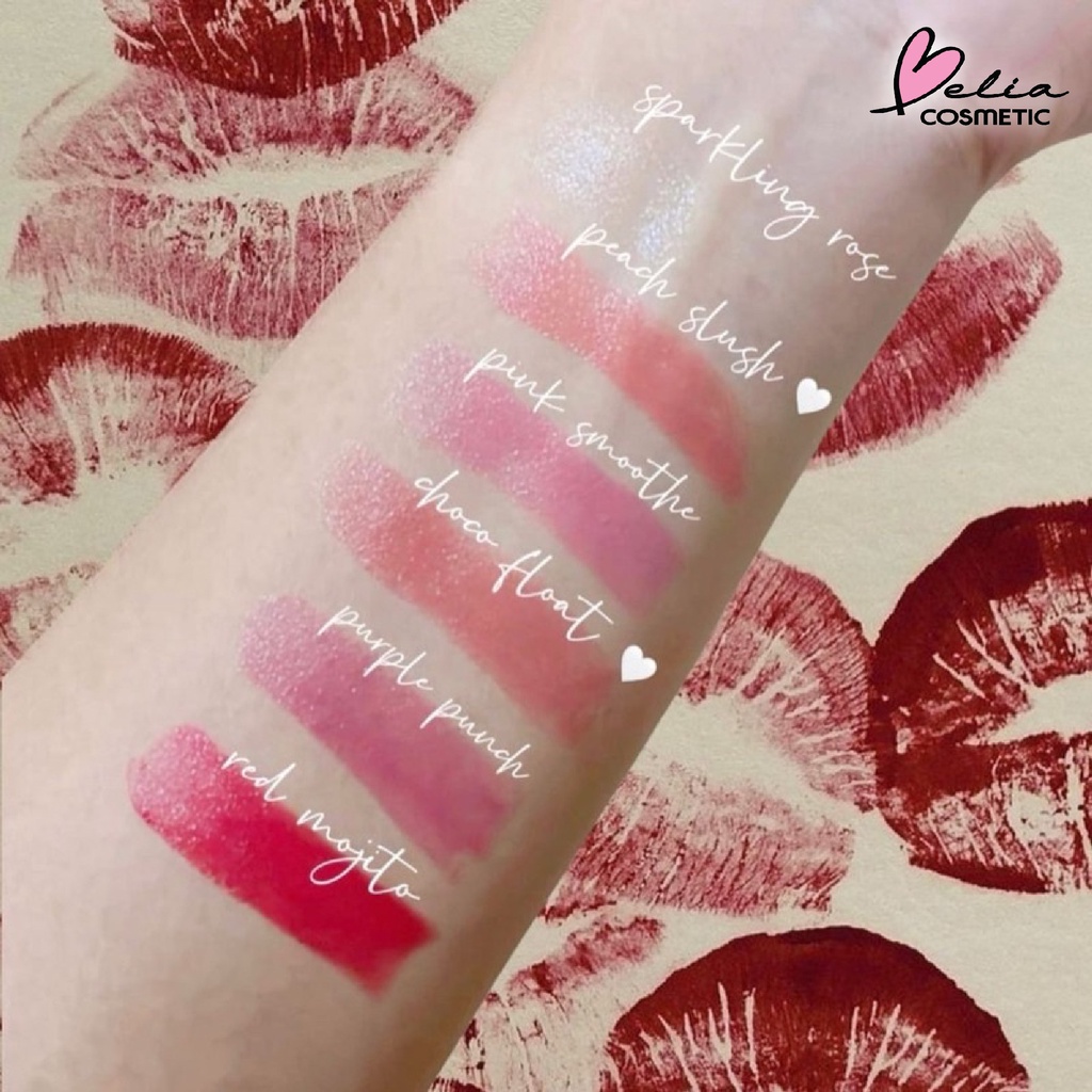 ❤ BELIA ❤ Red-A Lip Glo Color Balm 3 in 1 - LIPBALM, LIPGLOSS &amp; LIPSTICK | Super moisturize | Healthy look | Sheer Color | BPOM