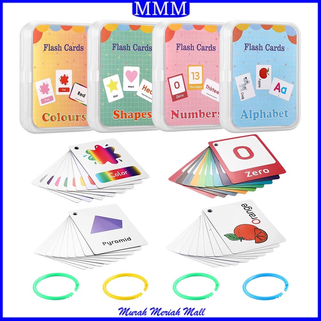 MMM Flashcard Flash Card Kartu Belajar Anak Karakter Edukasi Anak BAHASA INGGRIS Mainan Kartu Pintar Anak MAINAN MONTESSORI Anak KARTU PINTAR BALITA BAHASA INGGRIS