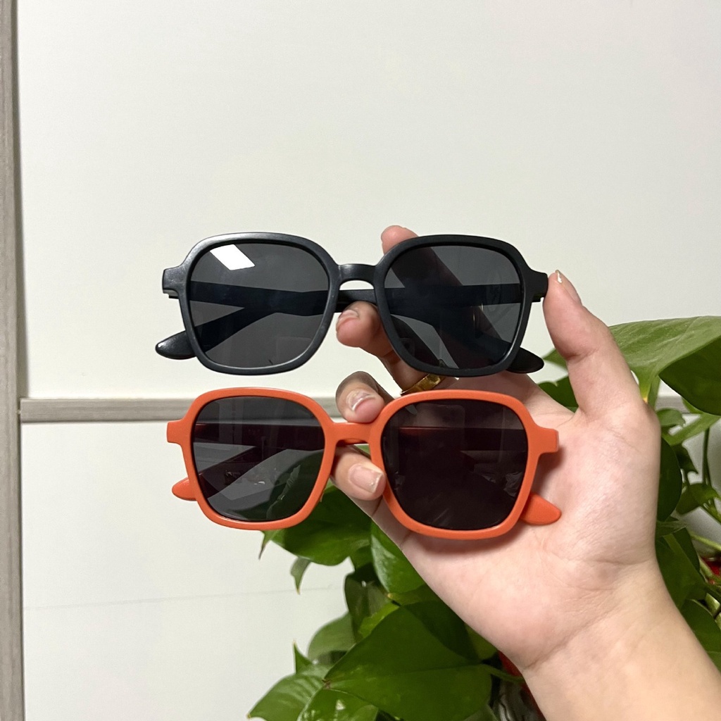 MMM Kacamata Anak Korea Fashion Lucu 6621 Kaca Mata Anak Hitam New Trend Terbaru Kotak High Quality Kids Sunglasses Transparan Import Murah