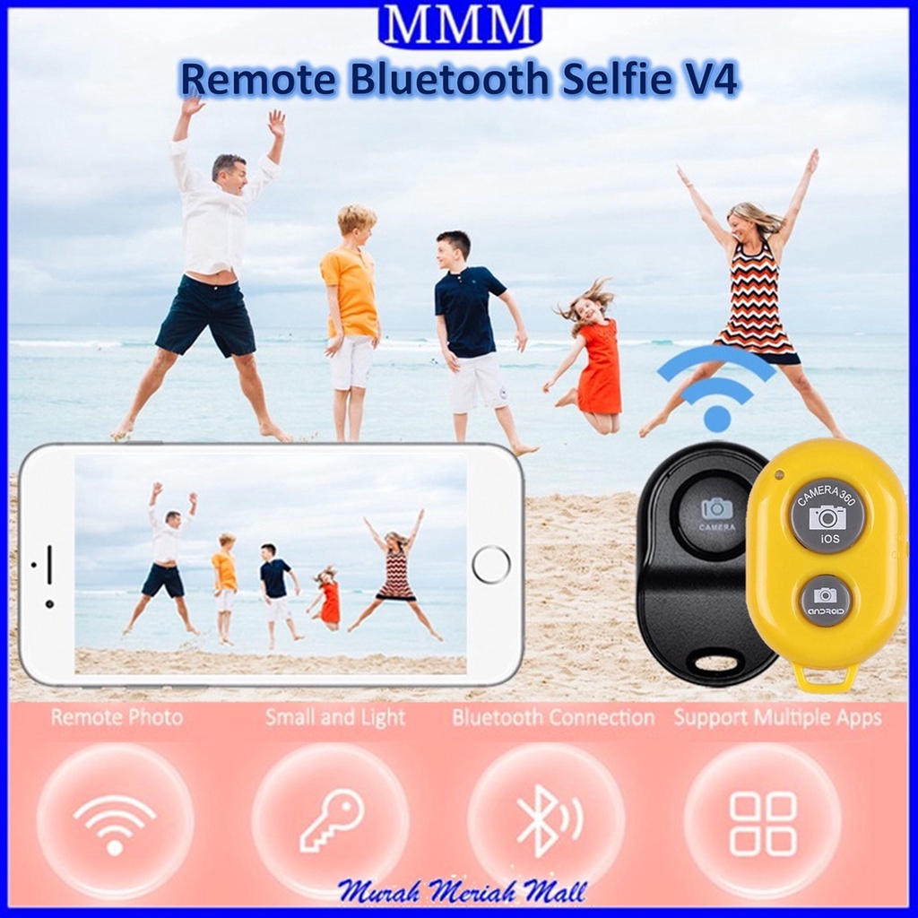 MMM Smartfish Selfie Camera Remote Control Bluetooth Wireless Untuk Android IOS V3 V4