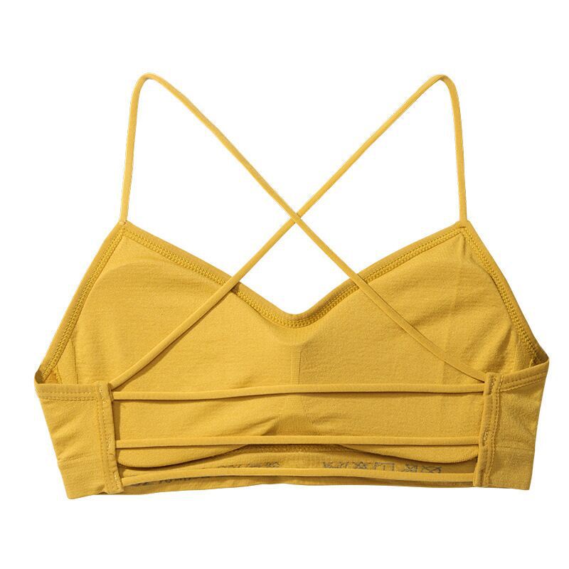 MMM Bra Wanita Ala Korea 6675 Bh Crop Top Pakaian Dalam Wanita Bra Fashion Tali Silang Kecil Cup Import