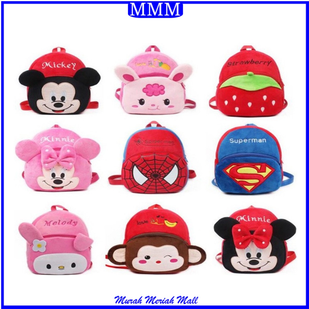 MMM TAS RANSEL ANAK TK &amp; SD LUCU  TAS KARAKTER ANAK BAG KARAKTER BAG RANSEL ANAK KARAKTER IMPORT