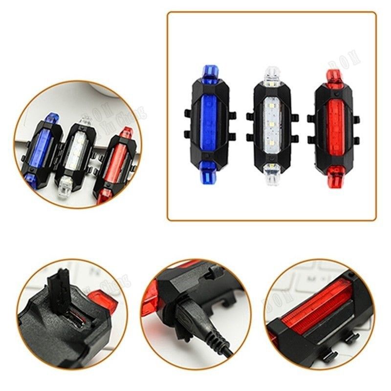 MMM LED LAMPU SEPEDA BELAKANG USB CHARGE LED USB251 VIRAL UNTUK PERINGATAN PENCAHAYAAN CAHAYA