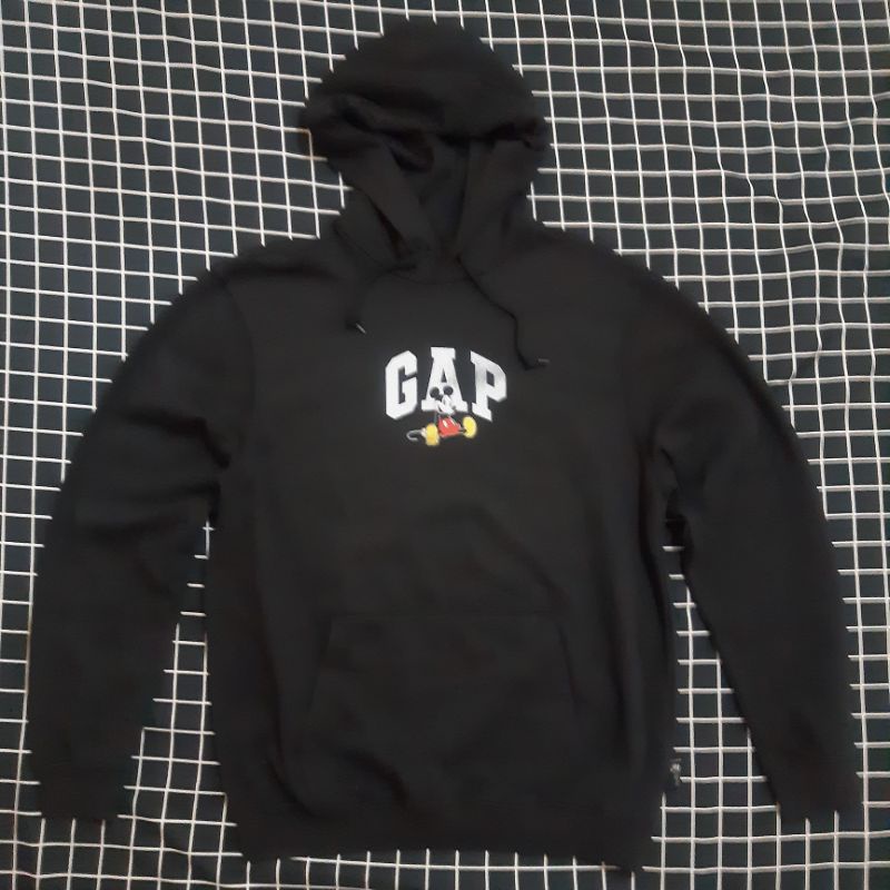 GAP x Disney Pullover Hoodie Black