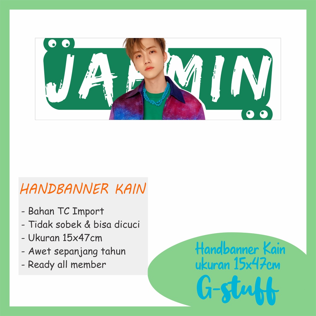 SLOGAN HANDBANNER KAIN NCT DREAM VER NAMA