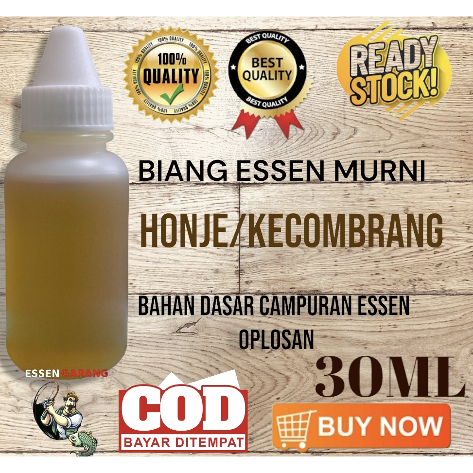 HONJE // KECOMBRANG // KECOMRANG //30ML// BAHAN DASAR CAMPURAN ESSEN OPOLOSAN// PENGUAT AROMA U,PAM