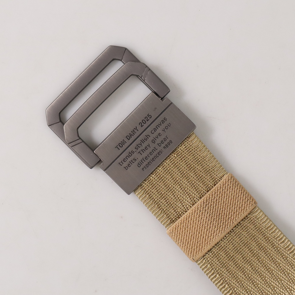 YGRETTE - Rhodey Craftman Tali Ikat Pinggang Pria Canvas Buckle Belt Military Sabuk Kanvas Tactical